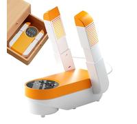 Mwqpgyh Asciugatore Di Scarpe | Essiccatore Portatile Per Stivali | Elimina Odori Spegnimento Automatico Riscalda Piedi Pieghevole con Timer per Palestra Sport Viaggio Lavoro