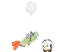 Mwqpgyh Decorazioni galleggianti per acquari - Glow-in-The-Dark Fish Serbatoio subacqueo decorazione piccola - Fish Tank Decor Underwater World Small Floating Ball dispositivo galleggiante per acquari