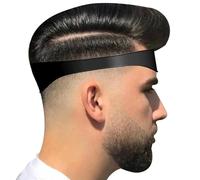 Mwqpgyh Guida per capelli al collo, linea sottile curva in silicone, guida per taglio di capelli curvo, guida per uomini e ragazzi, guida per il taglio dei capelli in silicone