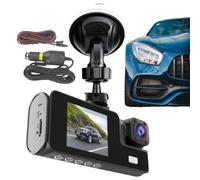 Mwqpgyh Telecamera monitor per auto, 1080p, doppia lente all'interno del monitor di parcheggio, eccellente visione notturna per camion, cruscotto, ad alta definizione