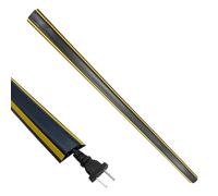 Mwqpgyh Wire Hider | Canalina per pavimento - Copertura per cavi da pavimento resistente alle intemperie per casa, bagno, studio, soggiorno, camera da letto, esterni, interni
