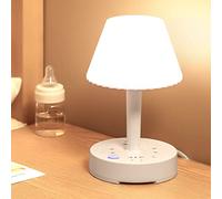 Mwrode Lampada da Comodino Presa di Conversione Multifunzionale Lampada da Scrivania Lampada da Comodino Ciabatta per Computer Dormitorio CN da 110 a 250 V(Bianco)