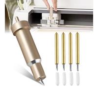 MWRWRR 4Pcs Lame a Punta Fine di Alta qualità con Hosing, 30/60 Gradi Deep Cut Blade e Alloggiamento di Ricambio, Compatibili con Cricut Maker 3/Air 3/Air 2/Air/One/Explore 3/per Card Stock