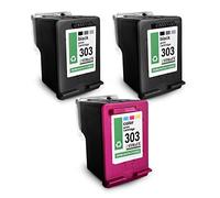 MWT - Cartucce d'inchiostro compatibili con HP 303 Envy Inspire 7920 e sostituisce 303XL nero