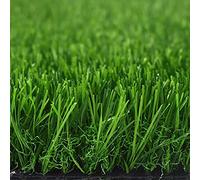 MWUCAIXIA Tappeto erboso artificiale ispessito realistico 10 mm speciale segreto per interni ed esterni prato paesaggio erba sintetica tappeto erba finta tappeto verde militare (2 x 2) ()