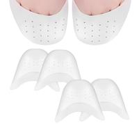MWUMRCM 2 Paia Protezioni Per Dita Dei Piedi, Salvapunte In Silicone, Protettore Copri Dita, Con Aria Fori Per Proteggere Piedi, Gel Toe Scarpe Cuscini Caps Ballet E Danza Classica (B)