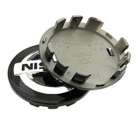MWWYSF 4 Tappi Coprimozzo, per Nissan 60MM Tappi per Ruote, Tappi di Cerchioni Cerchioni Copricerchi Auto Accessori