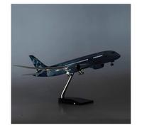 MWYFFB collezione Modello aereo Kit Di Giocattoli Modello Aereo Etihad B787 Con Luce LED (controllo Touch O Sonoro) Per Decorazione O Regalo 47 Cm(B787 W LED)