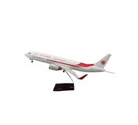 MWYFFB collezione Modello aereo Per Air Algerie Base Boeing B737-800 Modello Lega Aereo Espositore Collezione Adulti 47CM(With light)