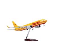 MWYFFB collezione Modello aereo Per DHL Boeing B737 Aereo Modelli Diecast Aerei Con Luce LED Collezione O Regalo Scala 1:85 47cm