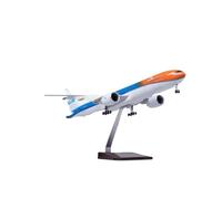 MWYFFB collezione Modello aereo Per Il Modello Di Aereo B777 Della Netherlands Airlines, Scala KLM, Lunghezza 47 Cm, Con Materiale In Resina, Aviation Enthusia(B777 W LED)