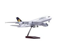 MWYFFB collezione Modello aereo Per Lufthansa Airline A380 Airplane Model W Light And Wheel Resin Aircraft Model Per Esposizione Collecti 1/160(Lufthansa No light)