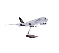 MWYFFB collezione Modello aereo Per Lufthansa Airline A380 Airplane Model W Light And Wheel Resin Aircraft Model Per Esposizione Collecti 1/160(New Lufthansa with)