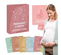 MWZBTG Carte Con Affermazioni Per Il Parto,50 Carte Affermazioni Per Donne | Mindfulness Sostegno Emotivo Ispirazione Per Donne Adulti Genitori