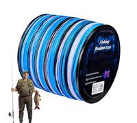 MWZBTG Fili Da Intrecciato | Filo Da Per Persico Trota - Filo Per Portatile Colorato per Torrenti Laghi Fiumi