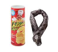MWZBTG in lattina, scherzi del pesce d'aprile,Scherzo a con serpente creativo in lattina - Giocattolo Jump Spring, giocattoli per scherzi di Halloween, con lattine per il primo di aprile e la
