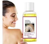 MWZBTG Olio Peeling Giallo - Olio giallo schiarente per la pelle scura,Forte peeling, idratazione e luminosità per la maggior parte dei tipi di pelle del corpo