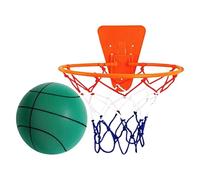 MWZBTG Palla Da Basket Silenziosa Con Canestro Palla Da Basket Silenziosa Pallone Baskets Silenzioso Taglia 3 Silent Pallacanestro Per Casa Silenzioso Basketball IndoorBasket Leggero E Silenziosos Co