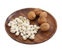 MWZBTG - Piatta, vassoi in legno per alimenti, vassoio in legno naturale per servire - antipasti, vassoi, vassoi da dessert, decorativi per colazione a letto, soggiorno