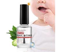 MWZBTG Smalto per Smettere di Succhiare il Pollice - 12ml Rivestimento Con Gusto Amaro Naturale,Prevenzione Del Morso Delle Unghie Per Bambini - Per Smettere l'Abitudine Di Mordere Le Unghie Del
