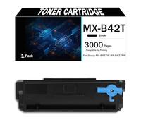 MX-B42T MXB42T Cartuccia Toner Nero Compatibile per Stampante Laser Sharp MX-B427PW MX-B427W, Resa Standard 3000 Pagine, Stampa Chiara, Facile Aggiungere Polvere,3000 Pages-1PCS