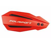 POLISPORT 8308500026 - Paramani BULLIT 1 punto di fissaggio MX-Style in plastica con kit di montaggio incluso compatible con motocicletas Honda en color rosso