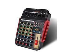 MX-I6 Audio della conferenza for esterni mixer a 6 canali USB Bluetooth Reverb Audio Processor K Canzone Live with Sound Card Sound Mixer Per lo studio di registrazione DJ