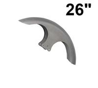 MX Short Parafango Anteriore 26in Chopp per HD Touring Bagger Chrome