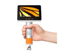 MX2-A Microscopio portatile per bambini, microscopio digitale portatile 100-1600X con schermo LCD da 4,3" 1080p, MatataStudio Wireless USB, microscopi educativi per bambini e adulti