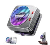 MX2 Magnetic Cell Phone Cooler, 30W Magnetic Heat Dissipation King, Portable Mobile Phone Cooling Fan, for Live Streaming, Mobile Gaming, Outdoor Vlog (1Pc)