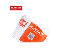 (Mx436 Trasparente) Visiera originale per casco da moto LS2 MX436 trasparente con toppa antiappannamento