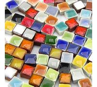 MXAL - Quadretti per mosaico (5 x 5 x 3 mm), 500 pezzi, mix colorato