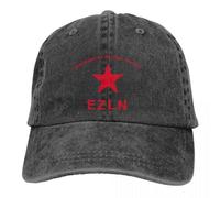 MXCBFIJG Cappello da Baseball Cappello Multicolore con Bandiera Nazionale Y2K, da Uomo, Berretto da Cowboy, democrazia, libertà, Giustizia, Esercito Zapatista, Visiera Protettiva