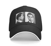 MXCBFIJG Cappello da Baseball Charles Lucky Luciano Mug Shot 1931 Orizzontale Cappello da Pescatore da Golf Visiera Termica Uomo Cappello Donna
