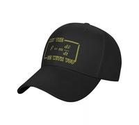MXCBFIJG Cappello da Baseball Che la Forza Sia con Te Equazione Fisica Umorismo Geek Cappellino Snapback Cappello Grande Cappelli da Donna Cappelli da Uomo
