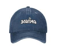 MXCBFIJG Cappello da Baseball con Logo di Base Karma Cappellino Snapback Cappelli da Uomo Cappelli da Donna