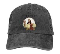 MXCBFIJG Cappello da Baseball da Uomo Lavato Ho Visto Quel Cappellino Snapback da Camionista Cappello da papà Cappelli da Golf di Gesù
