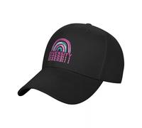 MXCBFIJG Cappello da Baseball Diversità, Lascia Il Segno e Guarda Dove Ti Porta con Pois Arcobaleno Cappello da Camionista Cappello da Pescatore Hip Hop Uomo Donna