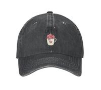 MXCBFIJG Cappello da Baseball Divertente Ti Amo Un caffè Latte Gioco di Parole,per Amante del caffè Cappello da Golf da Spiaggia Uomo Cappellini per Uomo Donna