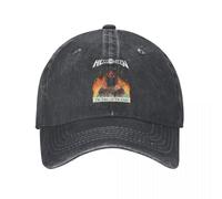 MXCBFIJG Cappello da Baseball Helloween in Metallo, Casual, in Denim usurato, Lavato, The Time of The Oath, Cappellino Snapback Unisex per attività all'aperto