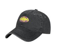 MXCBFIJG Cappello da Baseball Io Sono Il Ragazzo più Grande (Giallo Viola; Carattere a Bolle) Cappello da Cowboy Nuovo in Cappello Snapback cap Cappello da tè Uomo Donna