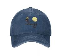 MXCBFIJG Cappello da Baseball La Vita è Meravigliosa - Film di Natale Ogni Volta Che Suona Una Campana Un Angelo Mette Le Ali Vintage