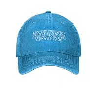 MXCBFIJG Cappello da Baseball Lascia Che Il Pesce Che Pensa di Non Conoscere la Paura guardi Bene Il Mio Viso Cappello da Sole Cappello da Sole Abbigliamento da Golf da Donna Uomo
