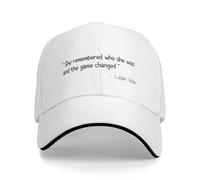 MXCBFIJG Cappello da Baseball Lei Si ricordò Chi Era e Il Gioco cambiò Un Berretto da Baseball