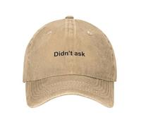 MXCBFIJG Cappello da Baseball Non Ho chiesto Il Divertente Visiera tattico Militare Cappelli di Lusso Donna Cappello da Uomo