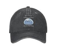 MXCBFIJG Cappello da Baseball Quella Volta Che Mi Sono reincarnato Come Un Unisex Anime Cappelli lavati e rovinati Cappellino da Viaggio Cappellino da Sole Morbido Non Strutturato