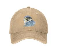 MXCBFIJG Cappello da Baseball Ritratto di Falco pellegrino Cappello da Cowboy Cappelli da Pesca Cappello da Uomo per Il Sole Cappuccio Cappello da Donna Uomo