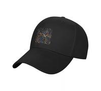 MXCBFIJG Cappello da Baseball Siamo Tutti connessi, Tipografia Personalizzato Cappello da Spiaggia Lusso Donna Uomo