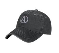 MXCBFIJG Cappello da Baseball Simbolo ateo Nessun Dio Cappello da Cowboy Borsa da Spiaggia Berretto Militare Uomo Cappelli da Uomo Donna