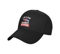 MXCBFIJG Cappello da Baseball Sono Un papà Contro Lo svapo Rave Snap Back Cappello Carino Uomo Cappelli Donna